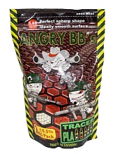 детальное фото для раздела Шары Angry 0.25г. 4000шт. трассерные зеленые (ag-025trg) интернет-магазин "Планета страйкбола»