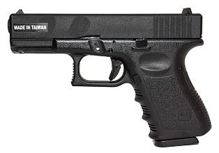 фото детально пистолет kjw glock 23 greengas (kj-g23mtl) kp-23 интернет-магазин "Планета страйкбола"