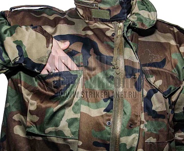 Mil-tec Куртка зимняя US M-65, размер XXXL, woodland