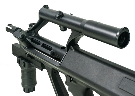 Автомат Snow Wolf Steyr AUG с прицелом и ремнем, черный (sw-020tabk)