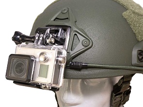 Крепление камеры GoPro Strike на шлем (Rhino / NVG) с винтом, короткое