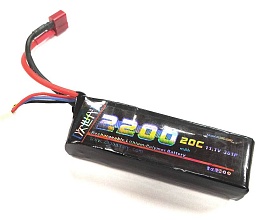 детальное фото для раздела Аккумулятор LiPo, 11.1В, 2200мАч, 20C, блок Т-разъем (Б/У) интернет-магазин "Планета страйкбола»