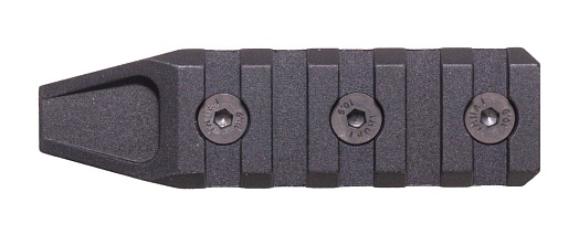 Планка picatinny Big Dragon на 5 слотов KeyMod, черный (bd9082)