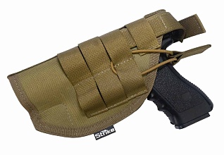 Кобура для пистолета Strike левая, койот кордура