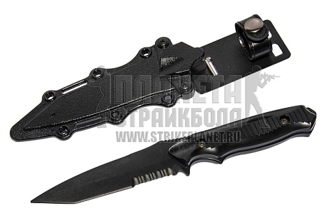 нож тренировочный t&d gerber-cfb пластик черный (td019bk)