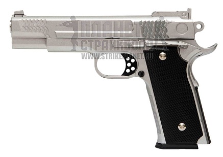 фото детально galaxy пистолет smith & wesson 945 спринг, серебристый (g20s) интернет-магазин "Планета страйкбола"