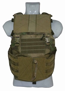 Плитоносец Strike под плиты Гранит 3 размера, кордура 1050D, A-TACS Camo