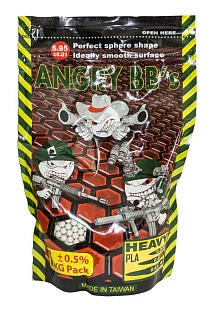 детальное фото для раздела Шары Angry 0.40г. 2500шт. (ag-040pla) интернет-магазин "Планета страйкбола»
