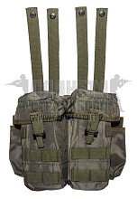 детальное фото Подсумок магазина АК 4шт. 2 РСП ССО molle олива интернет-магазин "Планета страйкбола"