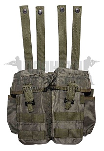 детальное фото Подсумок магазина АК 4шт. 2 РСП ССО molle олива интернет-магазин "Планета страйкбола"
