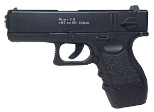 Galaxy Пистолет Glock 17 mini, спринг (g16) (уценка)