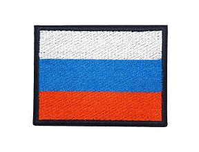 детальное фото Нашивка Strike "Флаг России" 80х60мм, вышивка интернет-магазин "Планета страйкбола"
