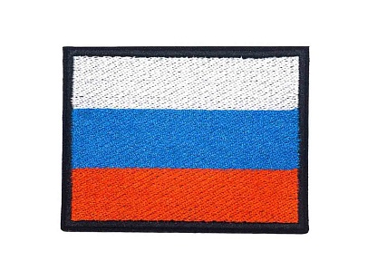 детальное фото Нашивка Strike "Флаг России" 80х60мм, вышивка интернет-магазин "Планета страйкбола"