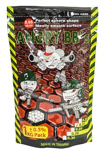 детальное фото для раздела Шары Angry 0.23г. 4300шт. (tj-023) интернет-магазин "Планета страйкбола»