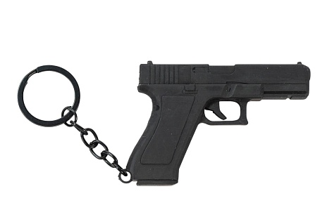 Брелок Strike Пистолет Glock, полимер, черный