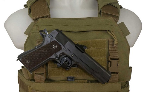 Кобура Strike TRIG для пистолета Colt Hi Capa на MOLLE, пластик, черный