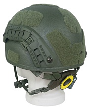 Шлем баллистический, аналог MICH 2000 V2, класс защиты NIJ IIIA, олива (Б/У)