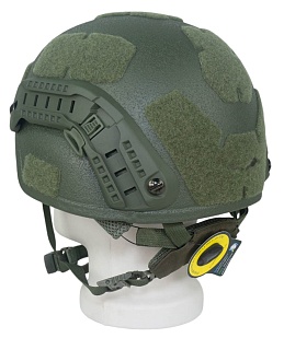 Шлем баллистический, аналог MICH 2000 V2, класс защиты NIJ IIIA, олива (Б/У)
