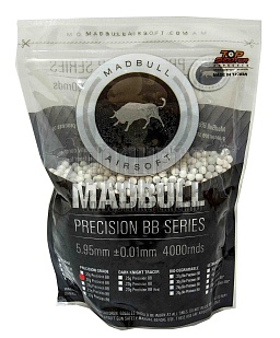 детальное фото для раздела Шары Madbull 0.28г. 4000шт. интернет-магазин "Планета страйкбола»