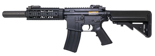 фото детально автомат cyma m4 cqb sd пластик (cm513) интернет-магазин "Планета страйкбола"