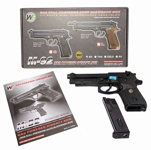 Пистолет WE Beretta M9A1 greengas (we-m008)