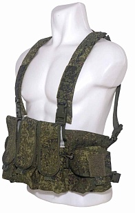 Разгрузочный жилет Strike честриг 3 ак, 1 утилитарный, 2 гранаты, цифра кордура