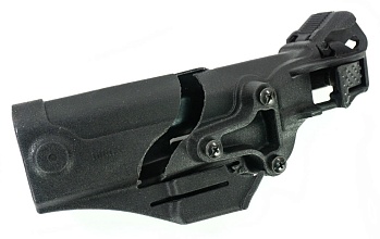 детальное фото для раздела Кобура для пистолета Glock, пластик, сломана, черная (Б/У) интернет-магазин "Планета страйкбола»