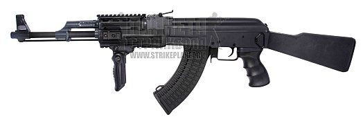 фото детально cyma автомат ак47 ris, тактическое цевье (cm042a) интернет-магазин "Планета страйкбола"