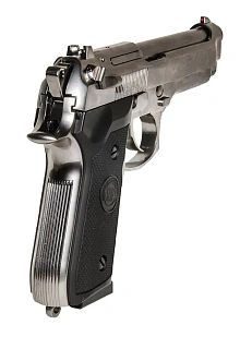 Пистолет WE Beretta M92FS greengas хром (gp301sv)