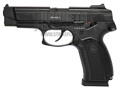 фото детально gletcher пистолет страйкбольный пя грач mp-443-a, nbb, co2 интернет-магазин "Планета страйкбола"