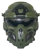 детальное фото Шлем Kingrin (WoSporT) Tactical Assault Helmet олива, радиоцифированный (hl-98-od) интернет-магазин "Планета страйкбола"