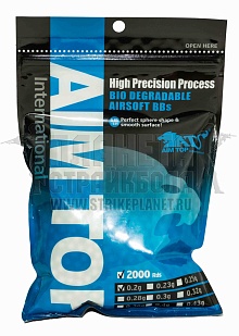 детальное фото для раздела Шары AimTop 0.20г. 2000шт. биоразлагаемые трассерные зеленые (bo-20g20) интернет-магазин "Планета страйкбола»