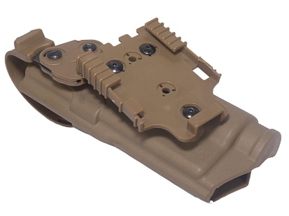 Кобура Glock 17 с фонарем без крепления, пластик, tan (Б/У)