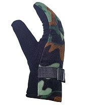 Перчатки RusForce Outpost флис, камуфляж (out-zfp-grmc)