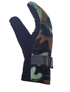 Перчатки RusForce Outpost флис, камуфляж (out-zfp-grmc)
