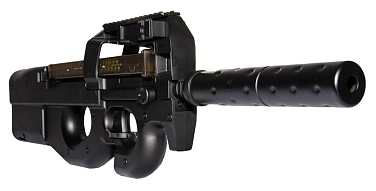 Пистолет-пулемет Cyma P90, с глушителем (cm060b)