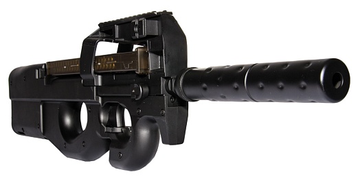 Пистолет-пулемет Cyma P90, с глушителем (cm060b)