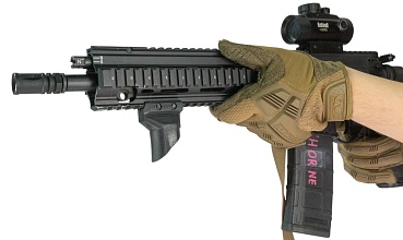 Рукоятка Strike ZOG-S на цевье picatinny косая, 3D печать пластик обработка