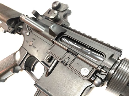 Автомат Cyma M4 CQB RIS, 119 м/с, пластик c глушителем (cm506) (Б/У)