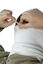 Баф Strike флис с утяжкой укороченный 300, белый