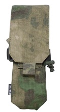 детальное фото Подсумок Strike под 2 магазина АК с клапаном, A-TACS Camo кордура интернет-магазин "Планета страйкбола"