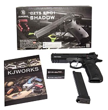 Пистолет KJW CZ SP-01 Shadow GBB, greengas (sp-01)