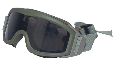детальное фото для раздела Очки Kingrin (ma-109-od) с креплением на шлем, олива (Б/У) интернет-магазин "Планета страйкбола»