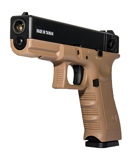 KJW Пистолет Glock 18, CO2, tan (CP627-TAN)