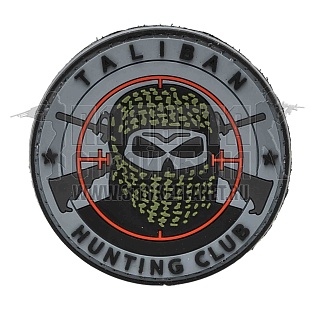 детальное фото Нашивка Zlo "Taliban Hunter club SWAT" интернет-магазин "Планета страйкбола"