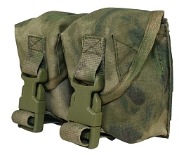 детальное фото Подсумок Strike под гранату бесшумный двойной, атакс кордура интернет-магазин "Планета страйкбола"