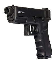 KJW Пистолет Glock 17, CO2, резьба под глушитель (kp-17-tbc.co2-bk)