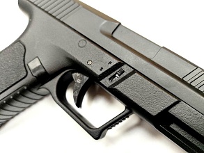 Пистолет Cyma CZ-P09, электро (cm127) 65 м/с, без магазина, АКБ, З/У (Б/У)