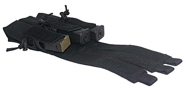 Подсумок Strike для 3 магазинов пистолета-пулемета ПП, черный кордура