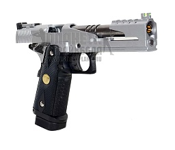 WE Пистолет Colt Hi Capa 5.1 Silver Dragon ver. B, CO2 (CP218)